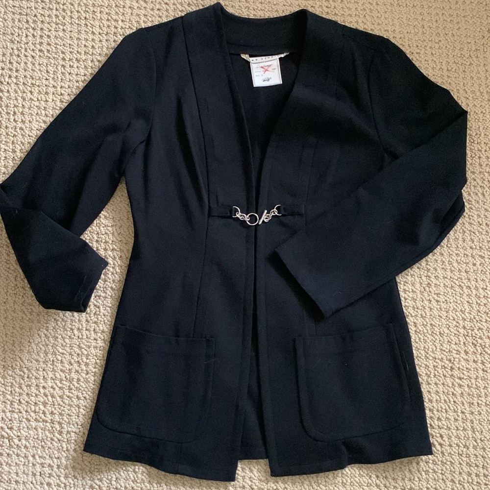 🐠Max Studio Knitwear cardi-jacket with toggle